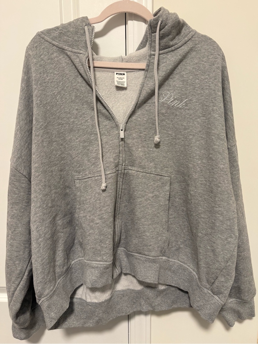VS PINK Campus Fleece Full-Zip Hoodie